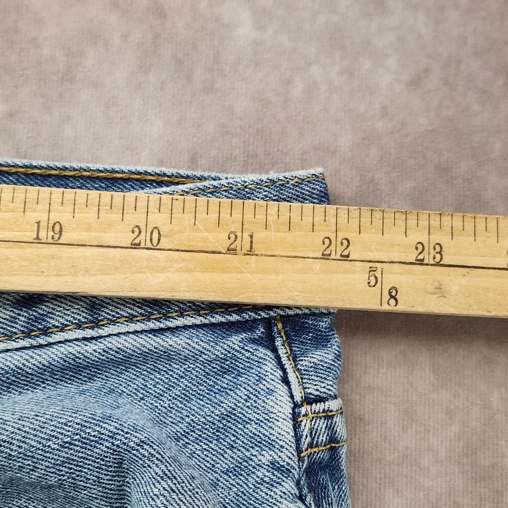 Levis 550 Relaxed Fit Tapered Leg Light Wash Blue Denim Jeans‎ Mens 44x27
